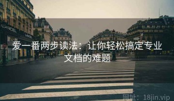 爱一番两步读法：让你轻松搞定专业文档的难题