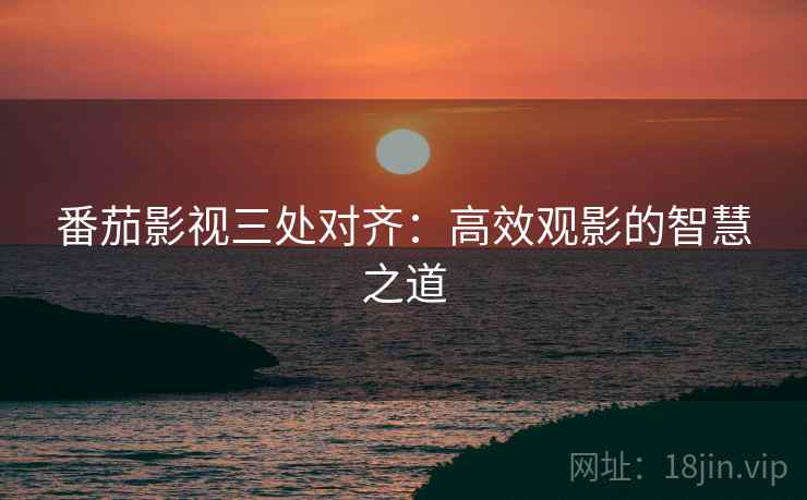 番茄影视三处对齐：高效观影的智慧之道